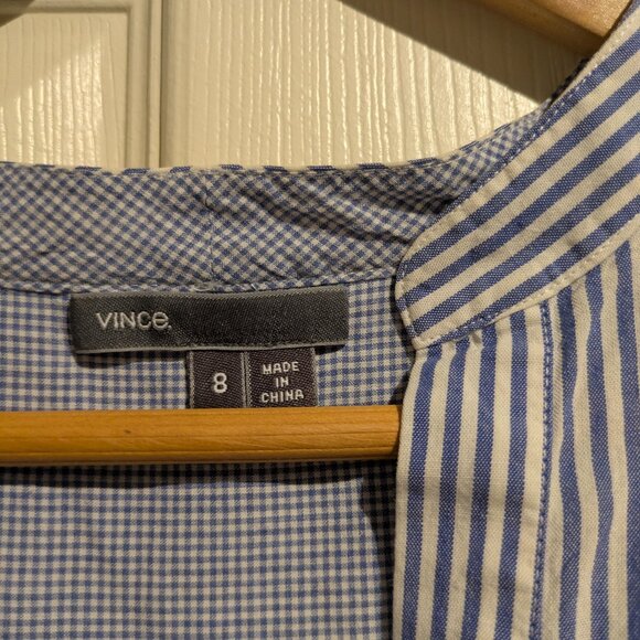 Vince striped 1/2 placket shirt - Picture 6 of 11